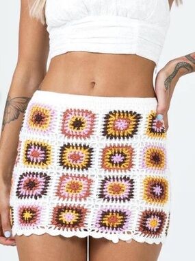 Princess Polly Crochet mini skirt